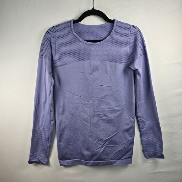 Fabletics Musetta‎ Top Shirt Women's Medium Compression Long Sleeve Perforated - Picture 1 of 4